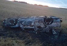 Фото - В Красноярском крае водитель случайно сжег свой автомобиль после ДТП