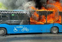 Фото - В Москве произошло огненное ДТП с автобусом и грузовиком